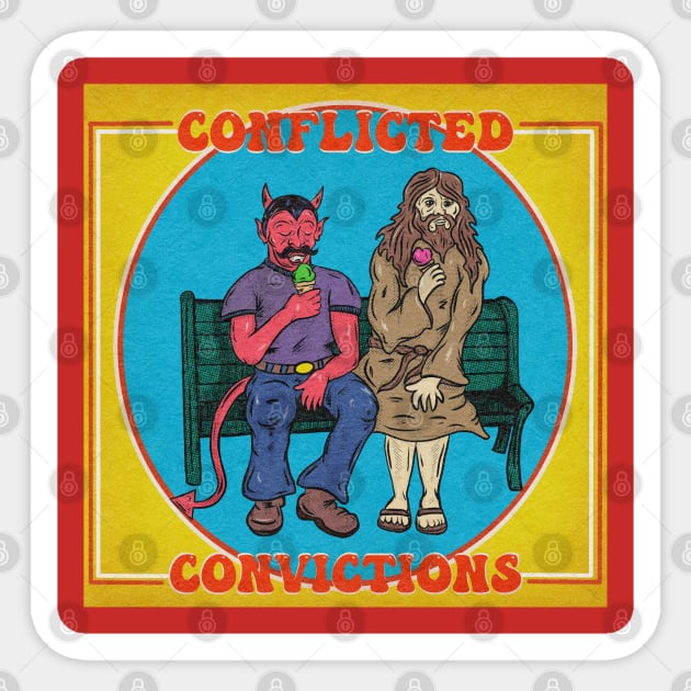 Conflicted Confessions Sticker by Cottage 13 Designs